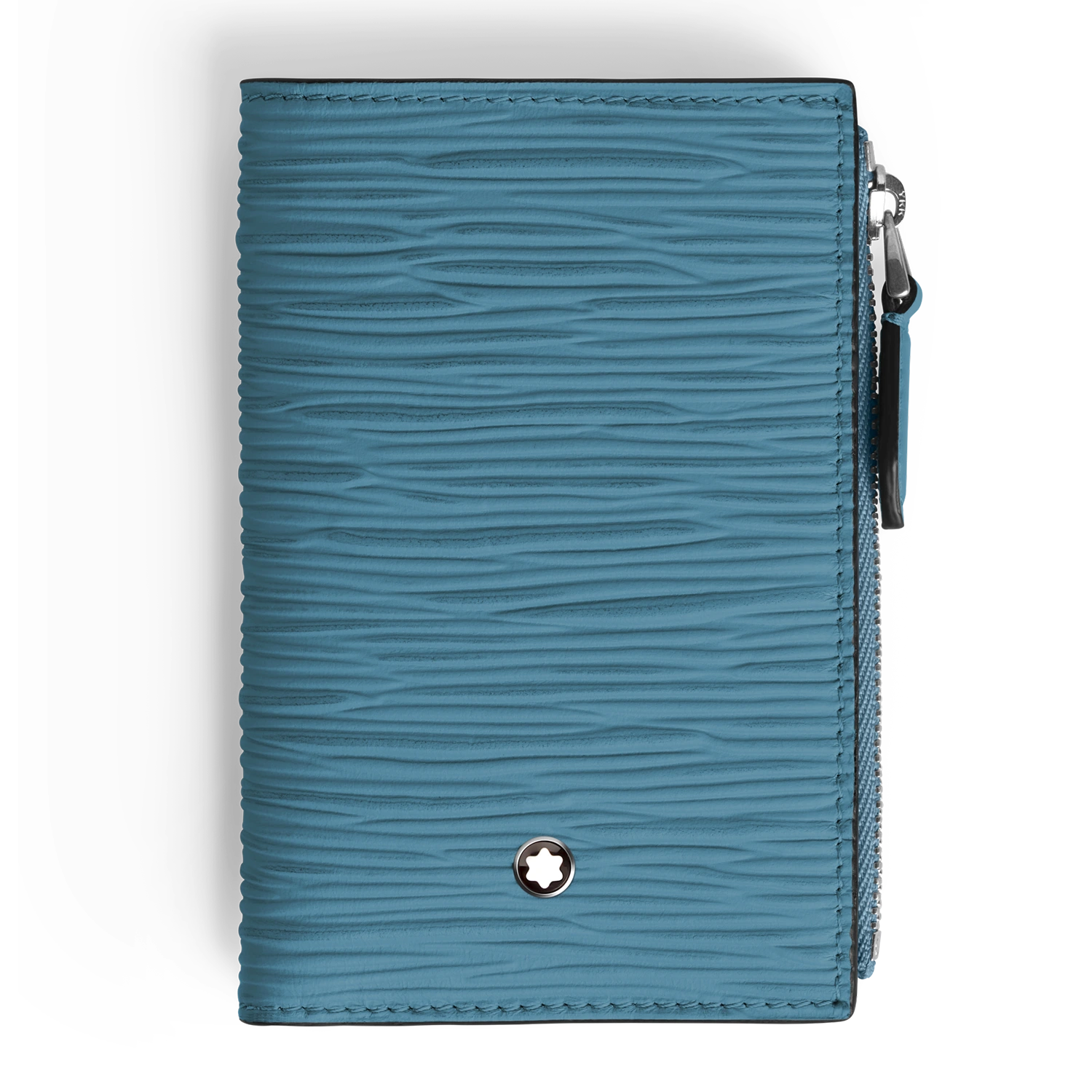 Montblanc Meisterstück 4810 Wallet Mini Vertical 6cc Smoky Blue